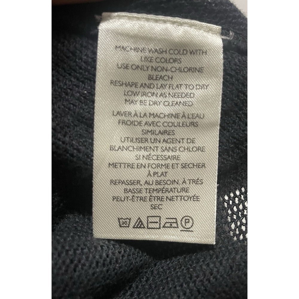 Free People Hey Stud Long Sleeve Lightweight Oversized Cotton Top Size M Goth - Picture 11 of 14